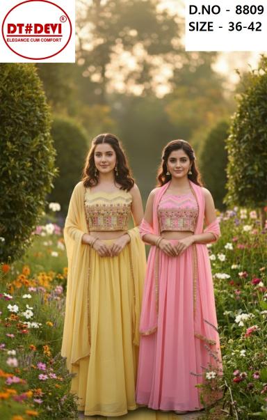 Dt Devi Elliza 8809 Nx Catalog indo western style