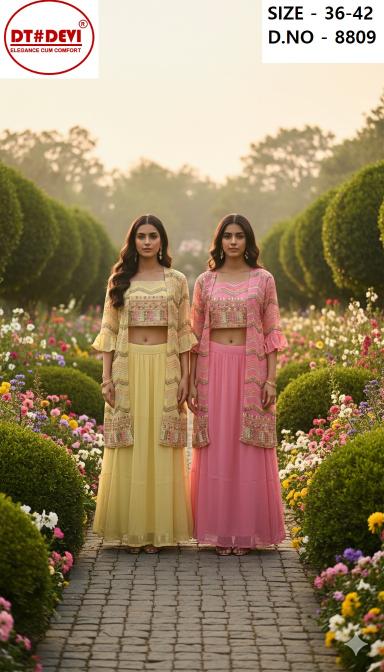 Dt Devi Elliza 8809 Nx Catalog indo western style