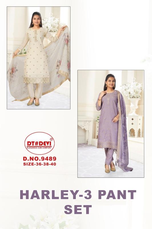 Dt Devi Harley vol 3 9489 catalog kids wear wholesaler in near serampore
