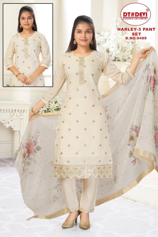 Dt Devi Harley vol 3 9489 catalog kids wear wholesaler in near serampore