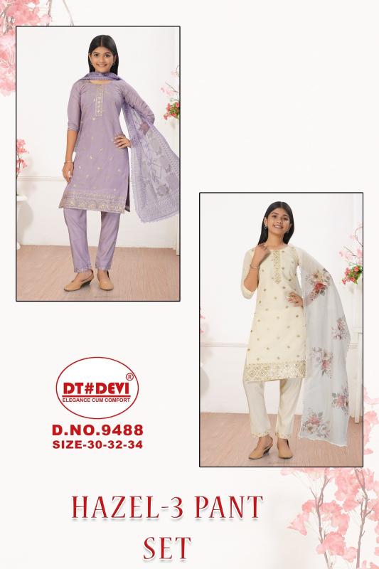 Dt Devi Hazel vol 3 9488 Catalog kids wear wholesaler in near bardhaman