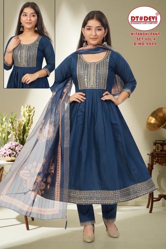 Dt Devi Mitanshi vol 4 9449 catalog kids ethnic wear wholesale
