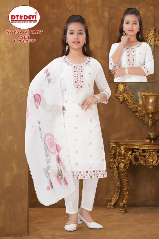 Dt Devi Naysa vol 4 9537 catalog kids wear wholesale dealers