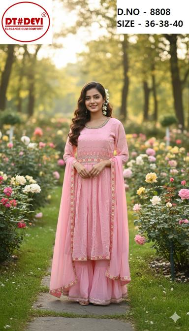 Dt Devi Radhika vol 1 8808 catalog kurti palazzo set wholesale surat