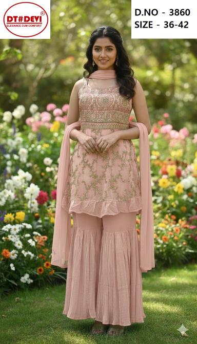 Dt Devi Saiyaara 3860 Nx Catalog wholesale market in delhi for designer kurtis