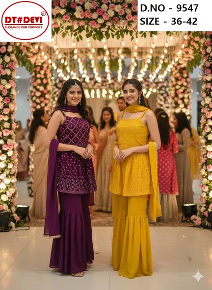 Dt Devi Saiyaara 9547 Nx Catalog aarfa creations kurtis wholesale