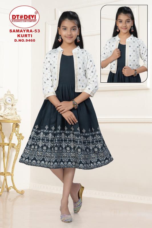 Dt Devi Samayra vol 53 9460 catalog kids wear wholesales