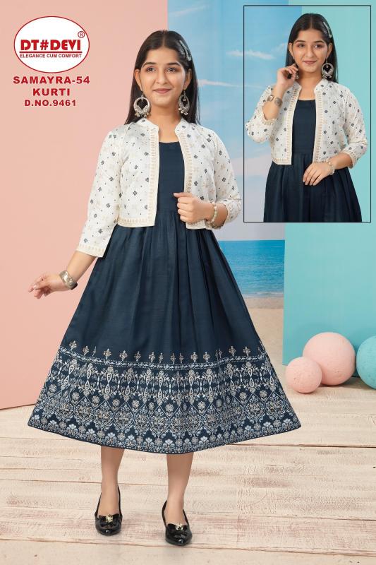 Dt Devi Samayra vol 54 9461 catalog kids wears wholesale shop in bombay