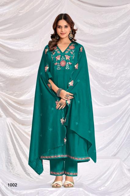 Felocity Pure Heavy Mul Chanderi catalog buy online kurtis at wholesale price