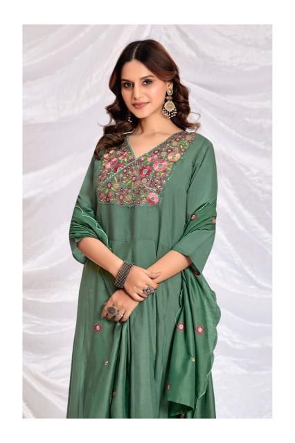 Felocity Pure Heavy Mul Chanderi catalog buy online kurtis at wholesale price