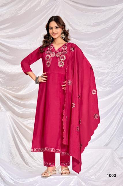 Felocity Pure Heavy Mul Chanderi catalog buy online kurtis at wholesale price