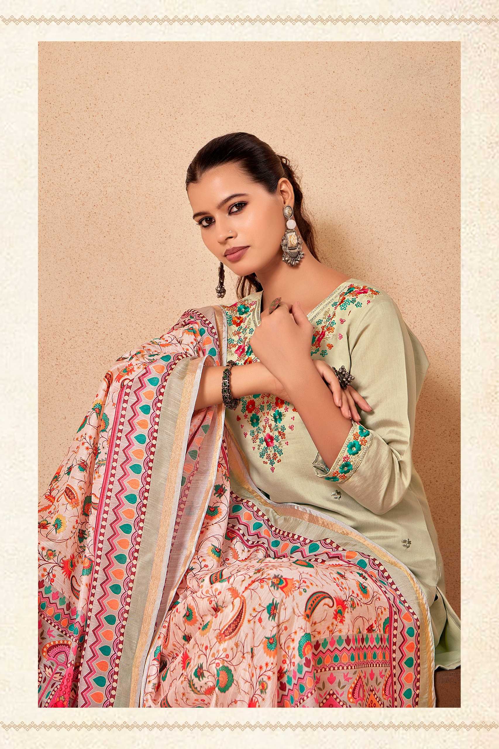 Felocity Pure Heavy Roman silk catalog buy kurtis wholesale online india