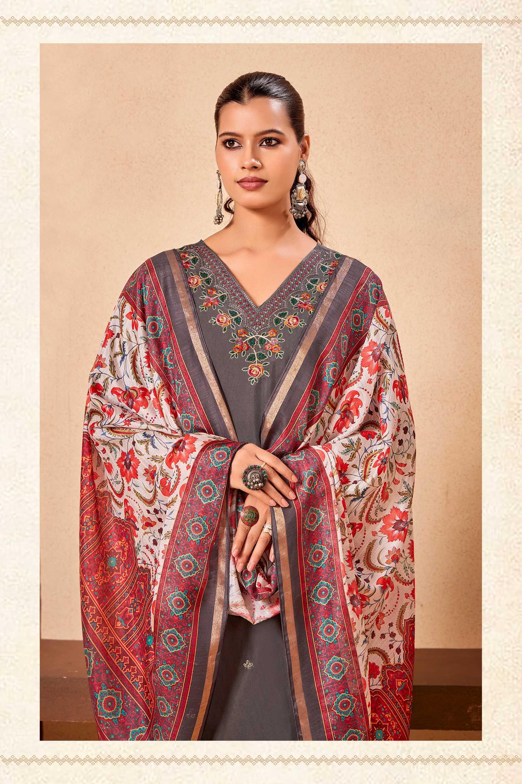 Felocity Pure Heavy Roman silk catalog buy kurtis wholesale online india