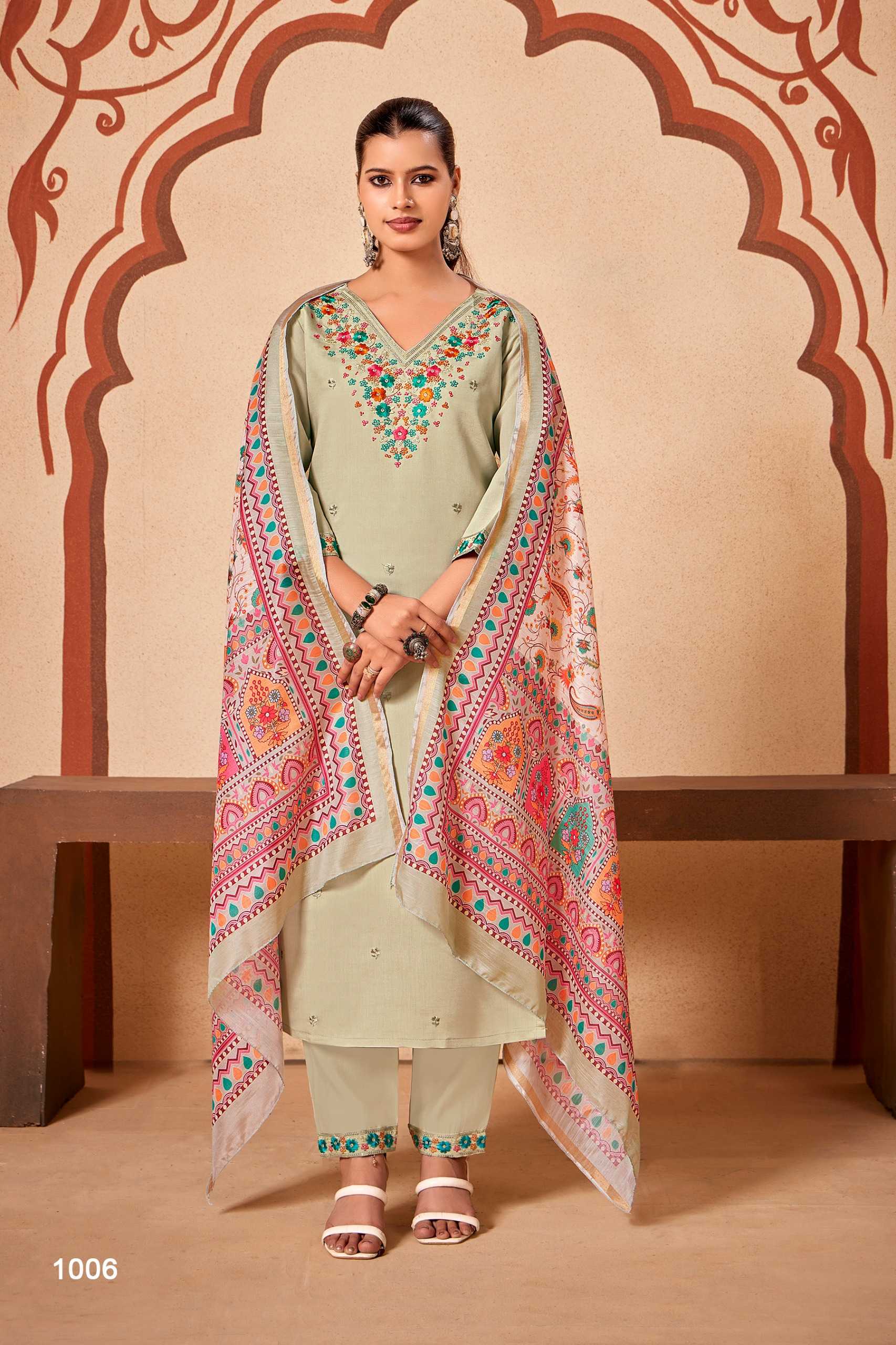 Felocity Pure Heavy Roman silk catalog buy kurtis wholesale online india