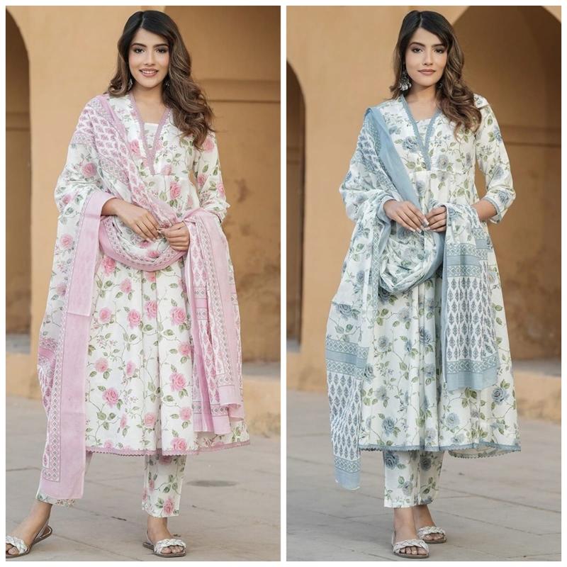 Felocity Radha catalog wholesale cotton kurtis in surat