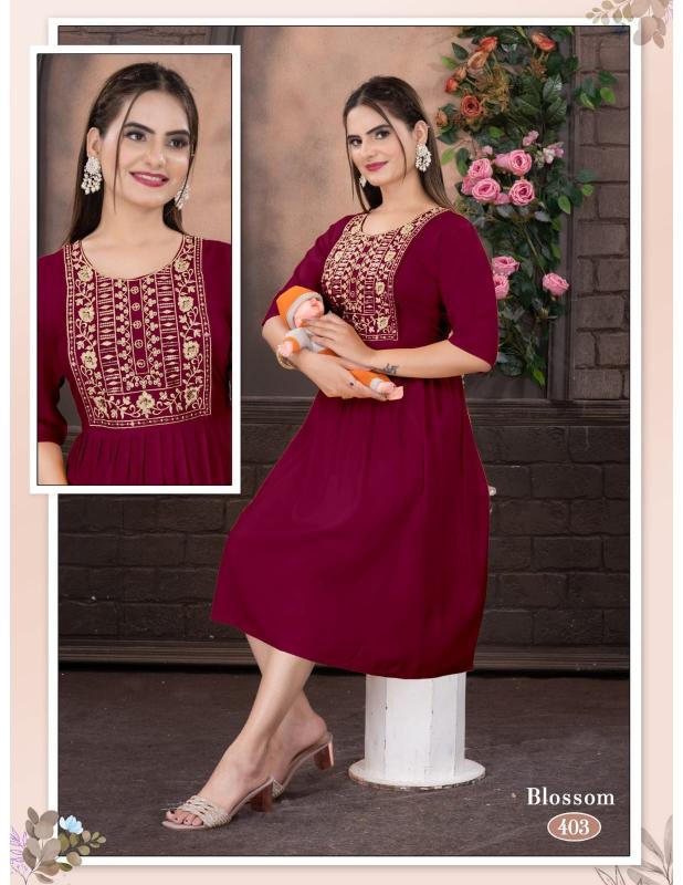 FT Blossom vol.0.4 catalog women kurti wholesale