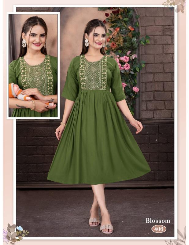 FT Blossom vol.0.4 catalog women kurti wholesale