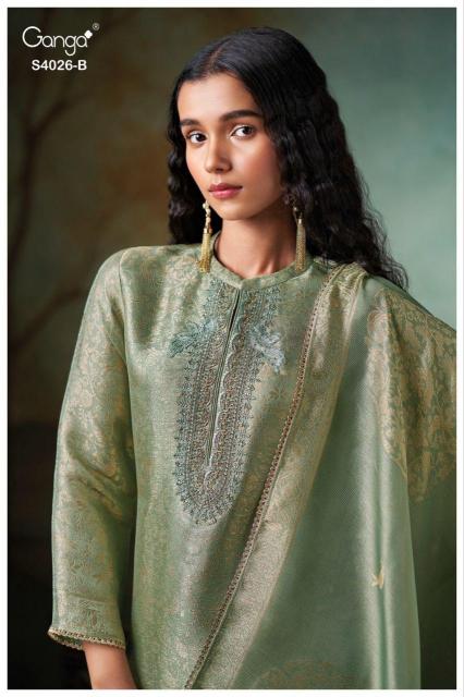 Ganga Amirae 4026 catalog salwar kameez wholesale india