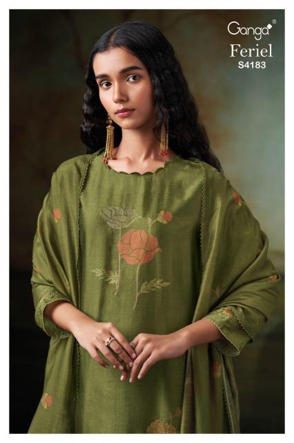 Ganga Feriel 4183 catalog salwar kameez wholesaler in surat
