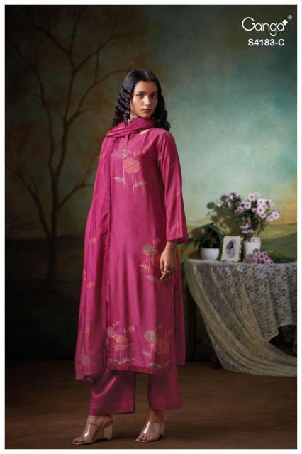 Ganga Feriel 4183 catalog salwar kameez wholesaler in surat