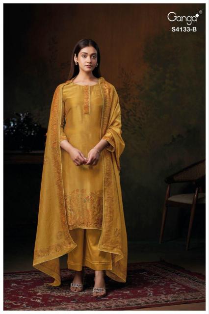 Ganga Hamsini 4133 catalog salwar kameez wholesale rate