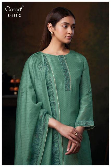 Ganga Hamsini 4133 catalog salwar kameez wholesale rate