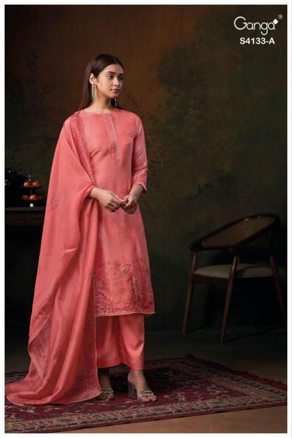Ganga Hamsini 4133 catalog salwar kameez wholesale rate