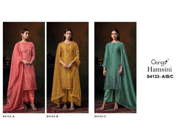 Ganga Hamsini 4133 catalog salwar kameez wholesale rate