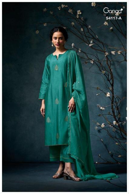Ganga Kalyra 4117 catalog wholesale salwar kameez cash on delivery