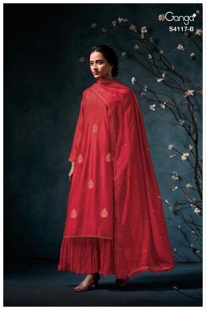 Ganga Kalyra 4117 catalog wholesale salwar kameez cash on delivery