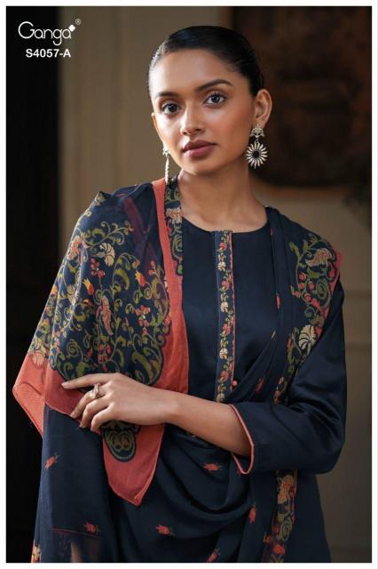 Ganga Nazriya 4057 catalog wholesale salwar kameez in chennai
