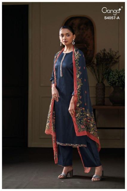 Ganga Nazriya 4057 catalog wholesale salwar kameez in chennai