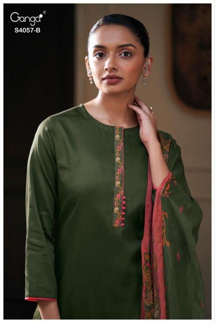 Ganga Nazriya 4057 catalog wholesale salwar kameez in chennai