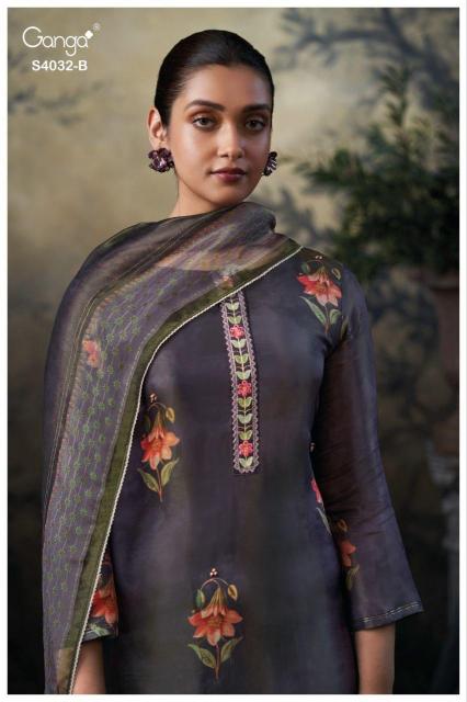 Ganga Nivetya 4032 catalog wholesale indian salwar kameez