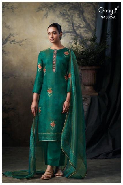 Ganga Nivetya 4032 catalog wholesale indian salwar kameez
