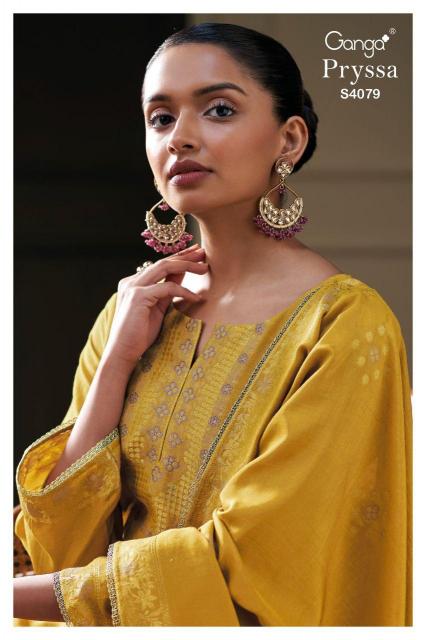 Ganga Pryssa 4079 catalog wholesale latest salwar kameez designs catalogue