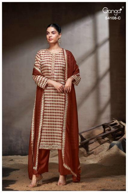 Ganga Rivana 4108 catalog salwar kameez wholesale online shopping