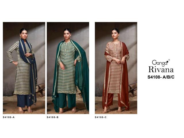 Ganga Rivana 4108 catalog salwar kameez wholesale online shopping