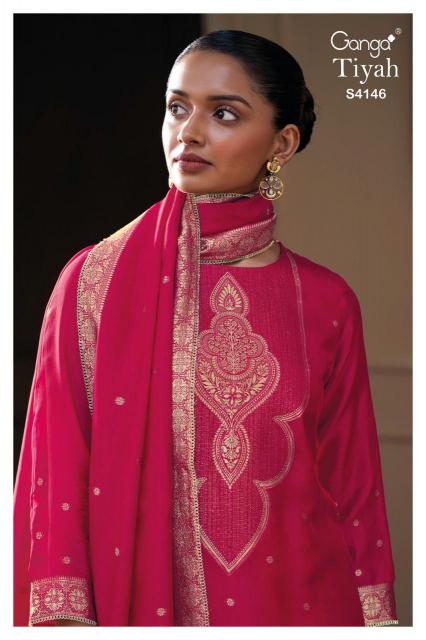 Ganga Tiyah 4146 catalog salwar kameez at wholesale