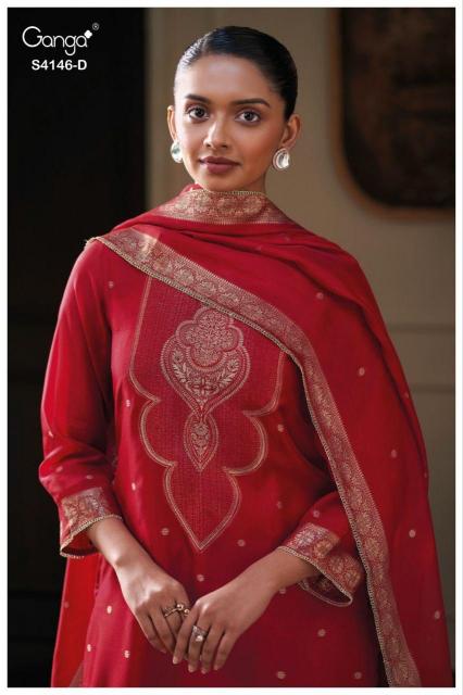 Ganga Tiyah 4146 catalog salwar kameez at wholesale