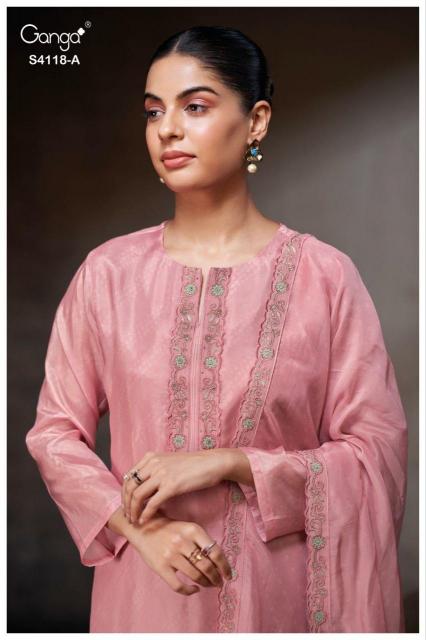 Ganga Ziyaara 4118 catalog wholesale salwar kameez suits