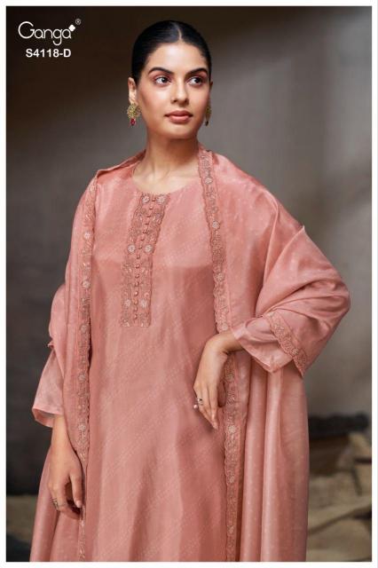 Ganga Ziyaara 4118 catalog wholesale salwar kameez suits