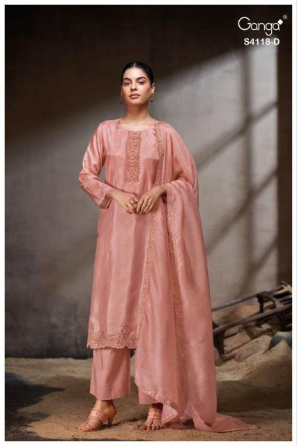Ganga Ziyaara 4118 catalog wholesale salwar kameez suits