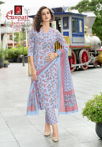 Ganpati Jaipuri Vol-17 – Kurti Pant With Dupatta - Wholesale Catalog