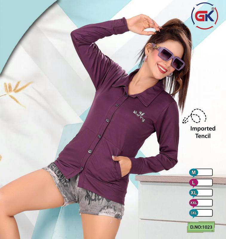 GK 1023 catalog women shirt wholesale in bangalore