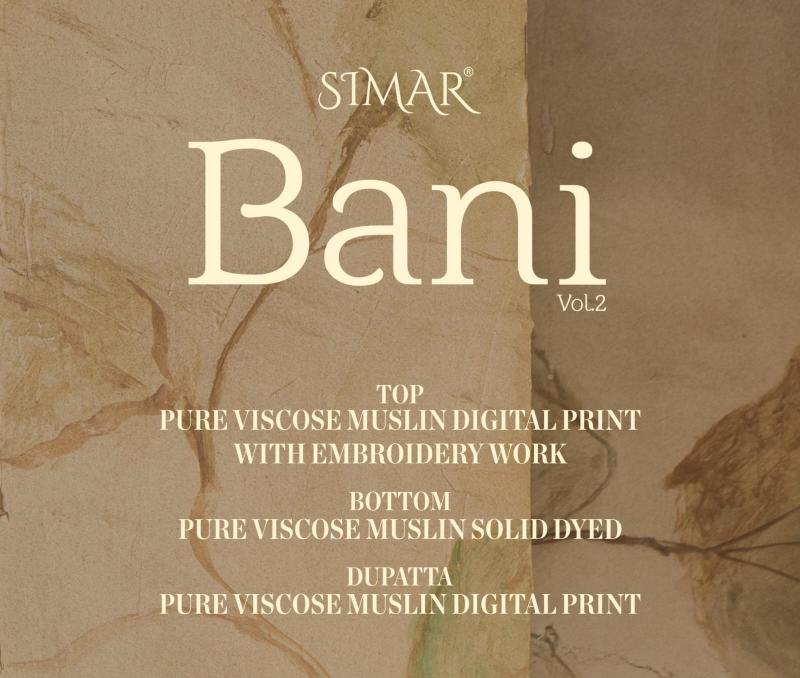 Glossy Simar Bani vol 2 catalog wholesale market of salwar kameez in surat