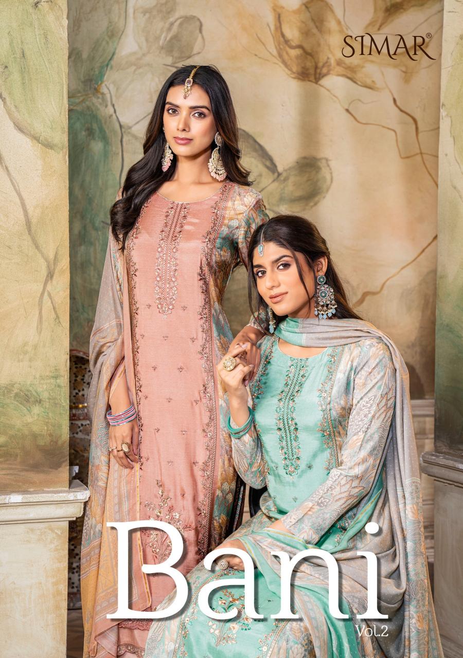 Glossy Simar Bani vol 2 catalog wholesale market of salwar kameez in surat