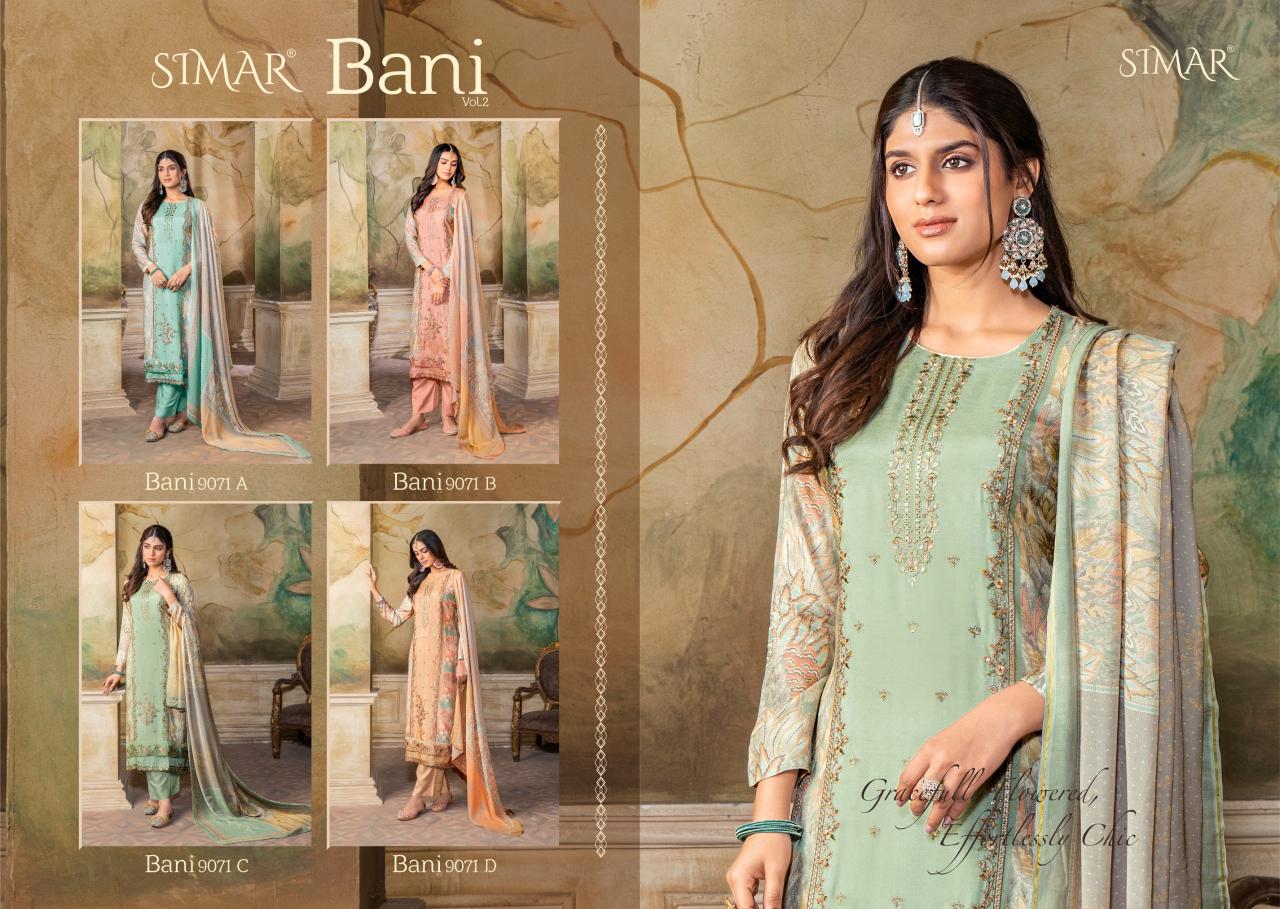 Glossy Simar Bani vol 2 catalog wholesale market of salwar kameez in surat