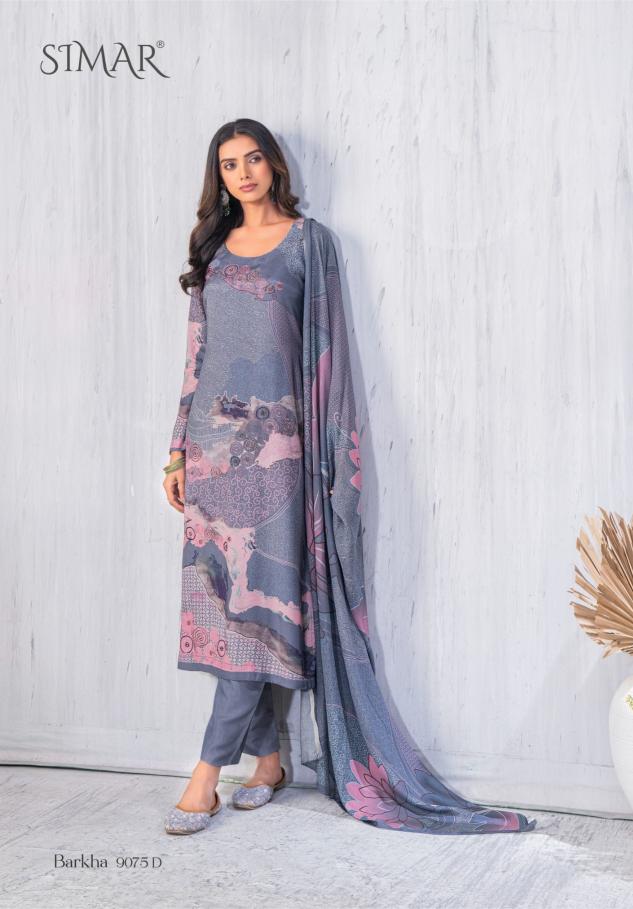 Glossy Simar Barkha catalog wholesale dealers in salwar kameez surat