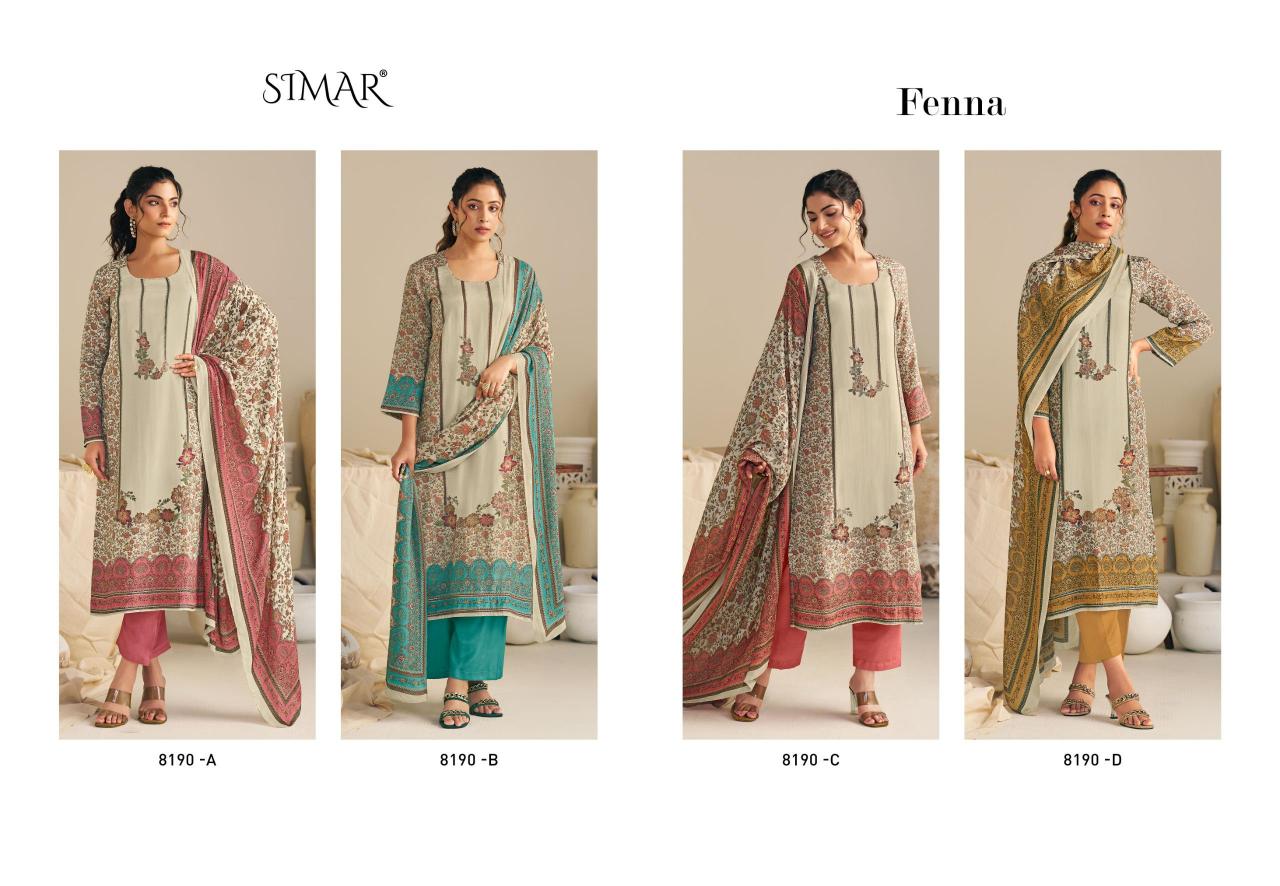 Glossy Simar Fenna catalog wholesale dealers of salwar kameez in surat